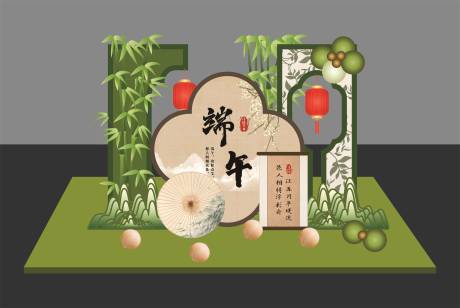 源文件下載【端午節(jié)美陳展板】編號(hào)：83060030348683671