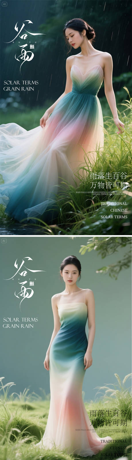 源文件下载【医美早安系列24节气 谷雨清明】编号：13540030133157335