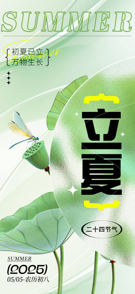 源文件下載【立夏節(jié)氣海報(bào)】編號(hào)：15460030279616406