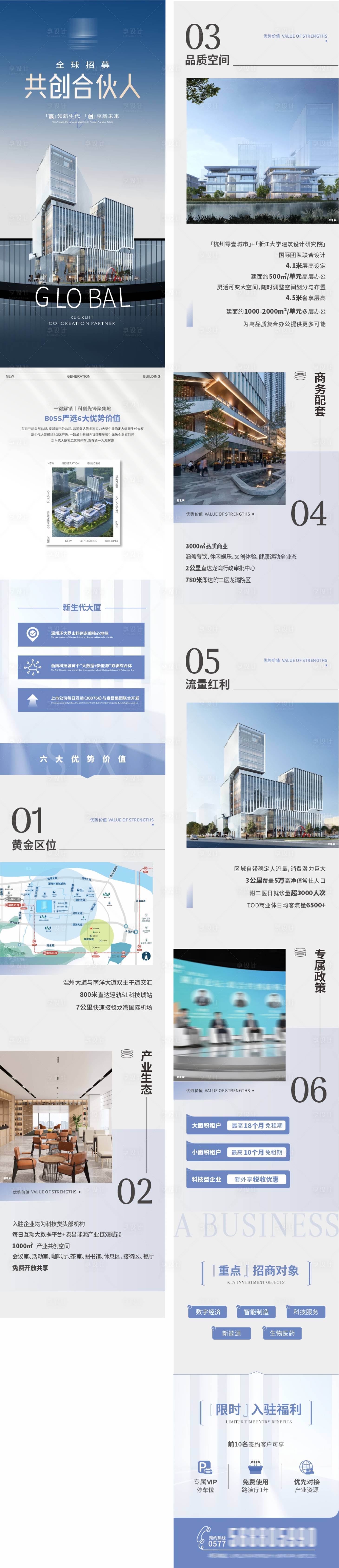 源文件下载【地产商业招商推文长图海报】编号：90380030204274037