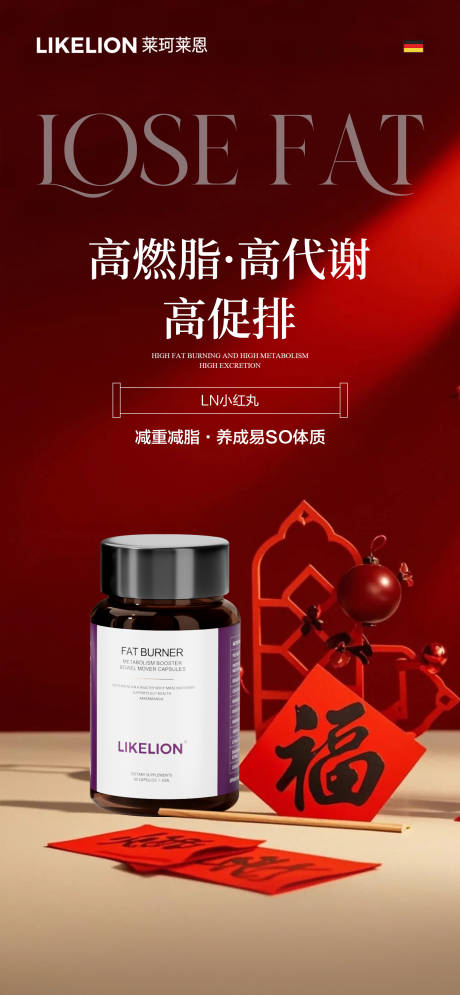 源文件下载【美业减肥新年红色】编号：68270030187893625