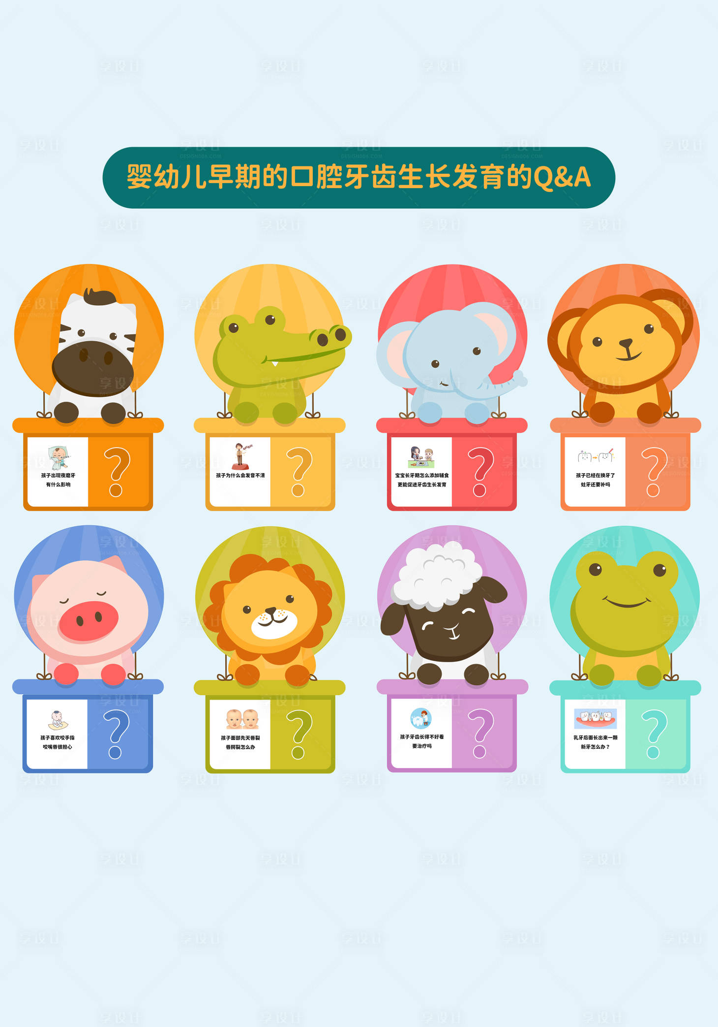 源文件下載【享設計】搜索編號：68690030169928522【兒童牙齒早矯文化墻背景板】