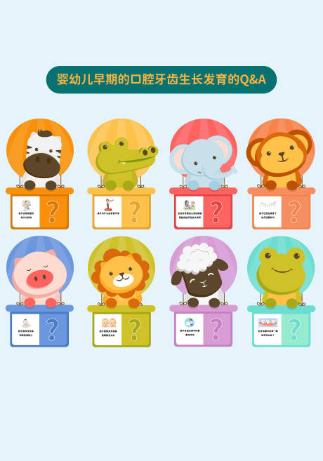 儿童牙齿早矫文化墙背景板