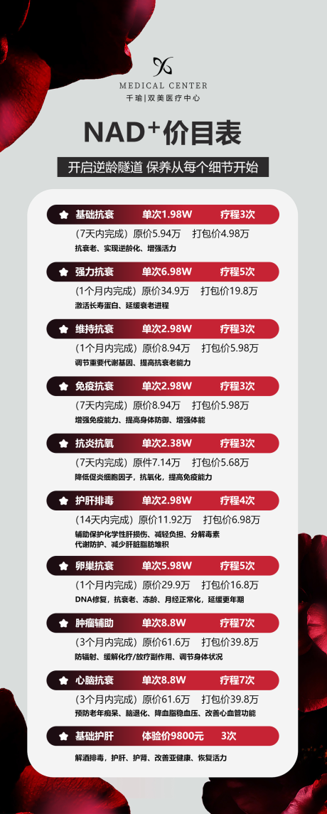 源文件下载【美业轻医美展架海报价目表】编号：58670030501123537