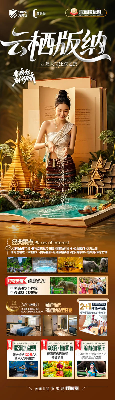 源文件下载【西双版纳云南旅游海报】编号：76550030501621297