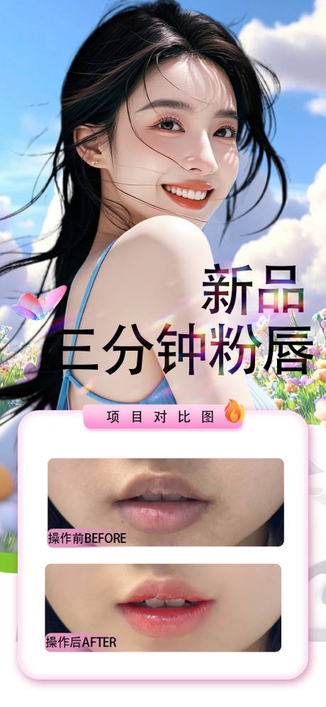 医美微笑唇唇周