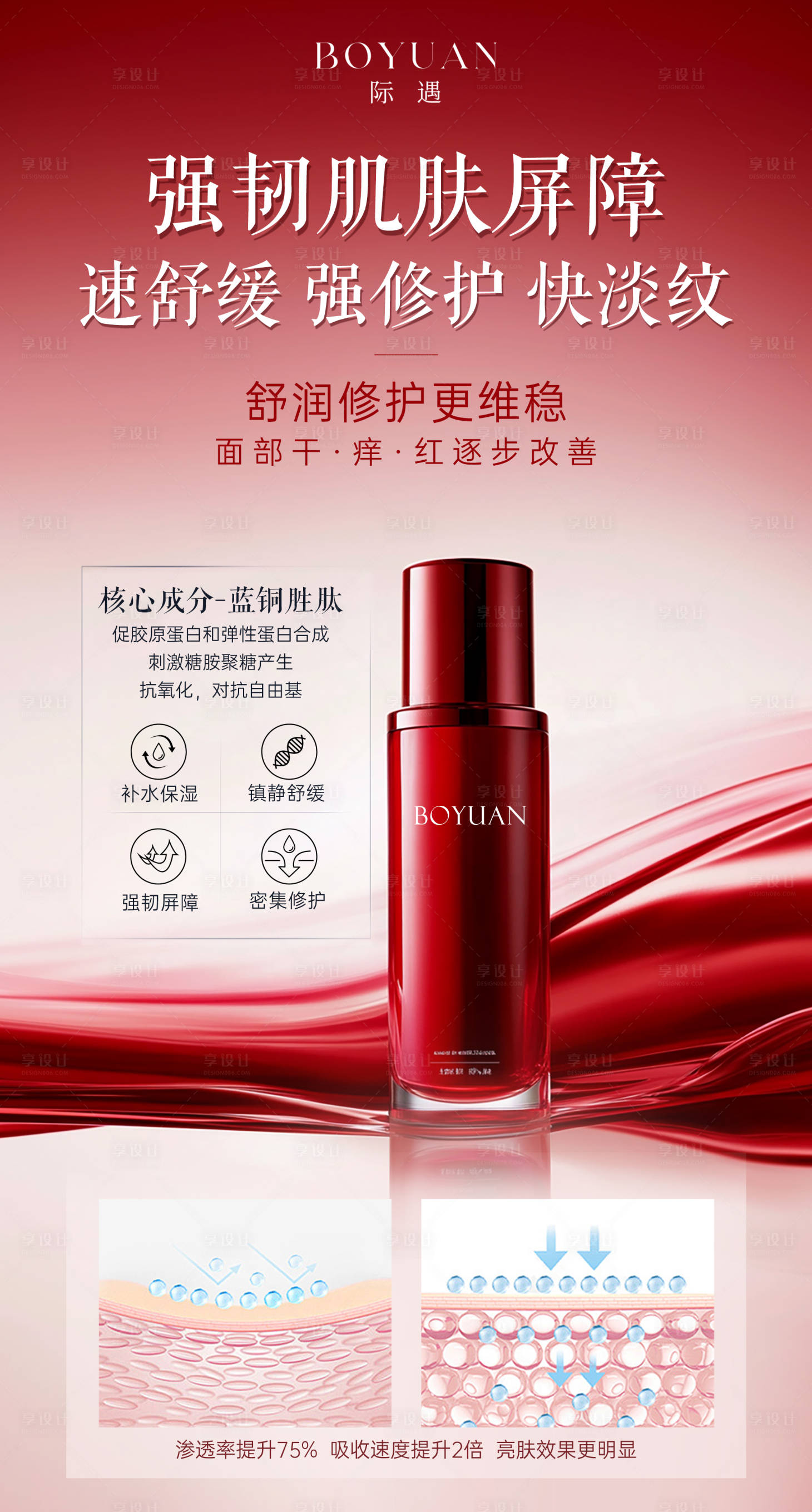 源文件下載【享設(shè)計】搜索編號：18460029920563414【護膚品海報】