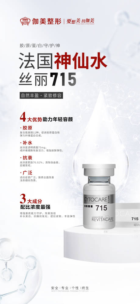 医美四大优势加推海报
