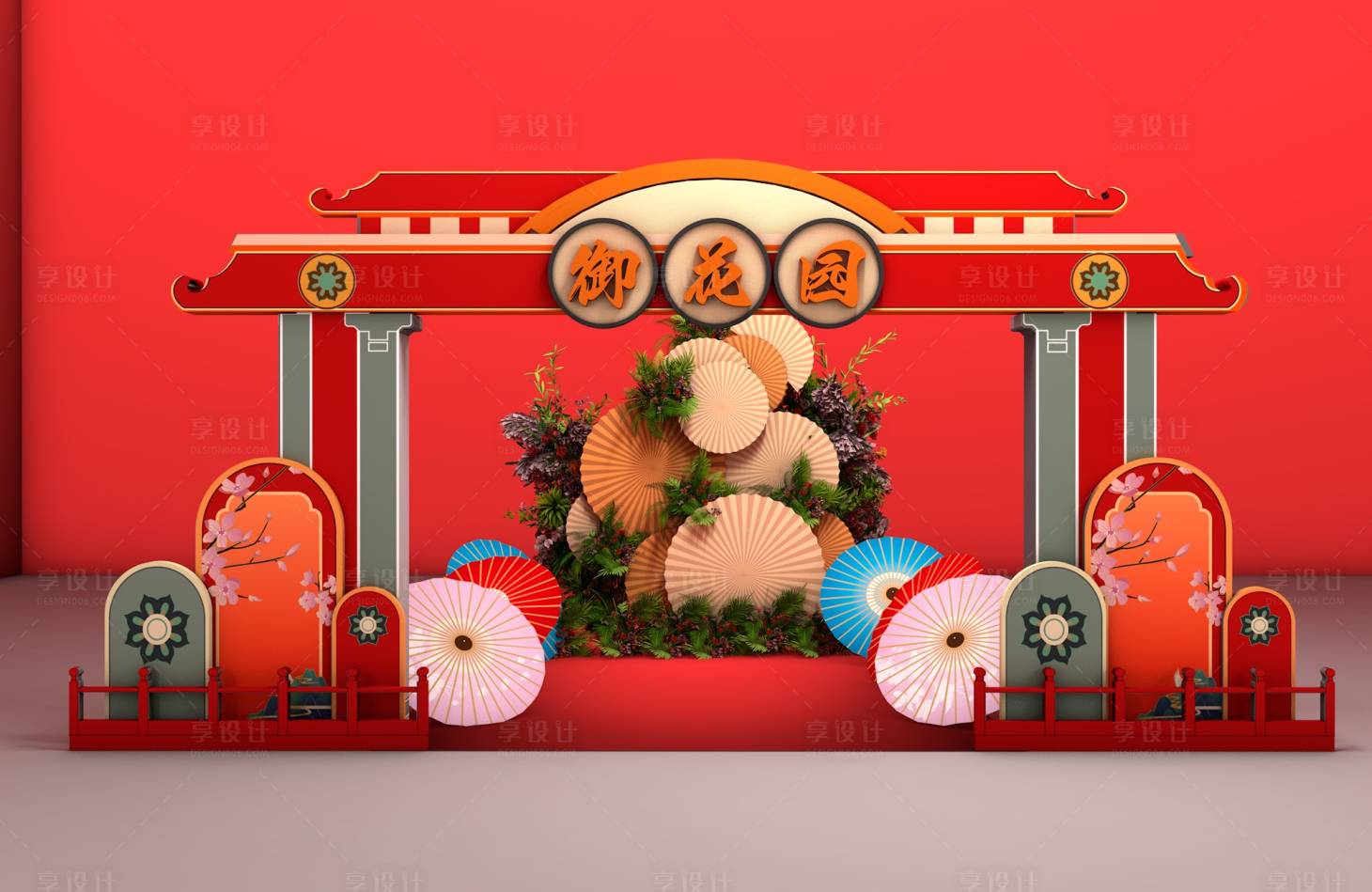 源文件下載【中式美陳打卡點(diǎn)】編號(hào)：53270030189695790