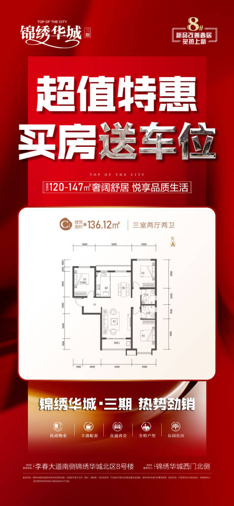 买房送车位