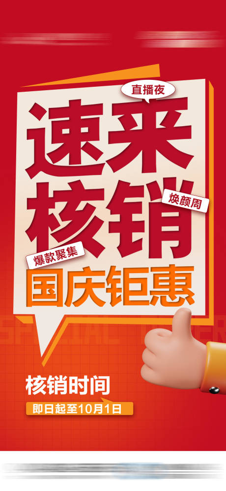 源文件下载【医美核销海报】编号：63380030118299911