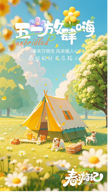 源文件下载【五一出游旅行踏青出游海报】编号：99780029884611864
