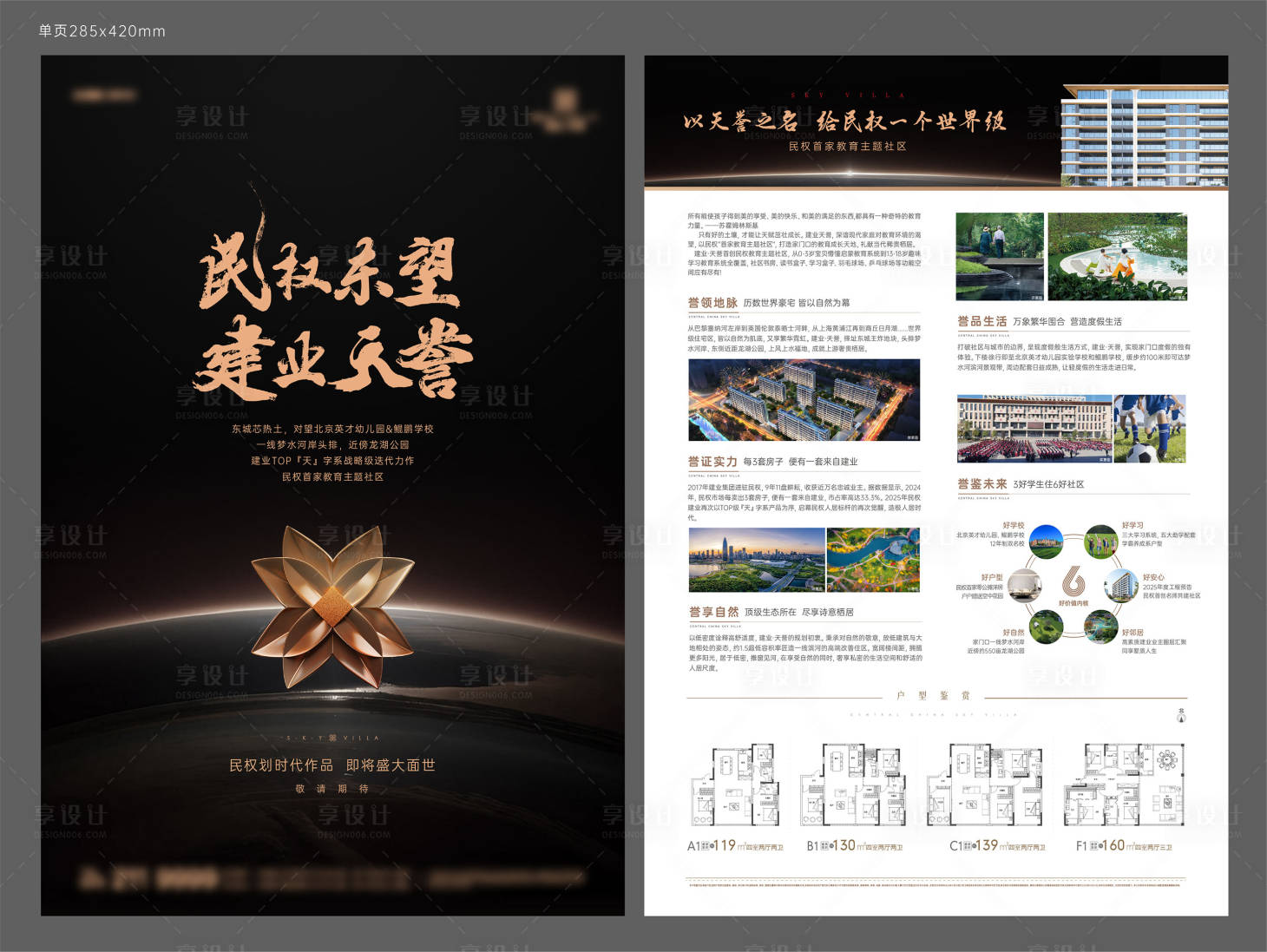 源文件下载【享设计】搜索编号：23800030376604363【入市地产DM单页】