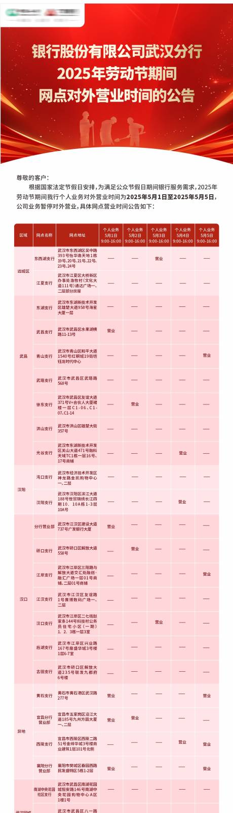 源文件下载【五一劳动节银行放假通知公告表格长图海】编号：56180030397794443
