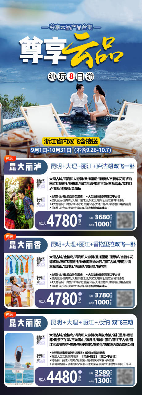 源文件下載【云南旅游長圖】編號：68420030332811127