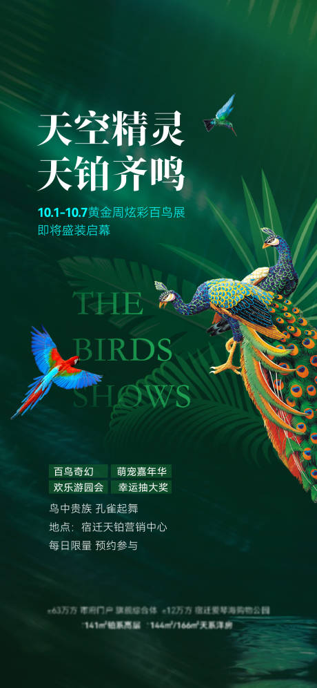 源文件下载【百鸟展海报】编号：21300029910718547
