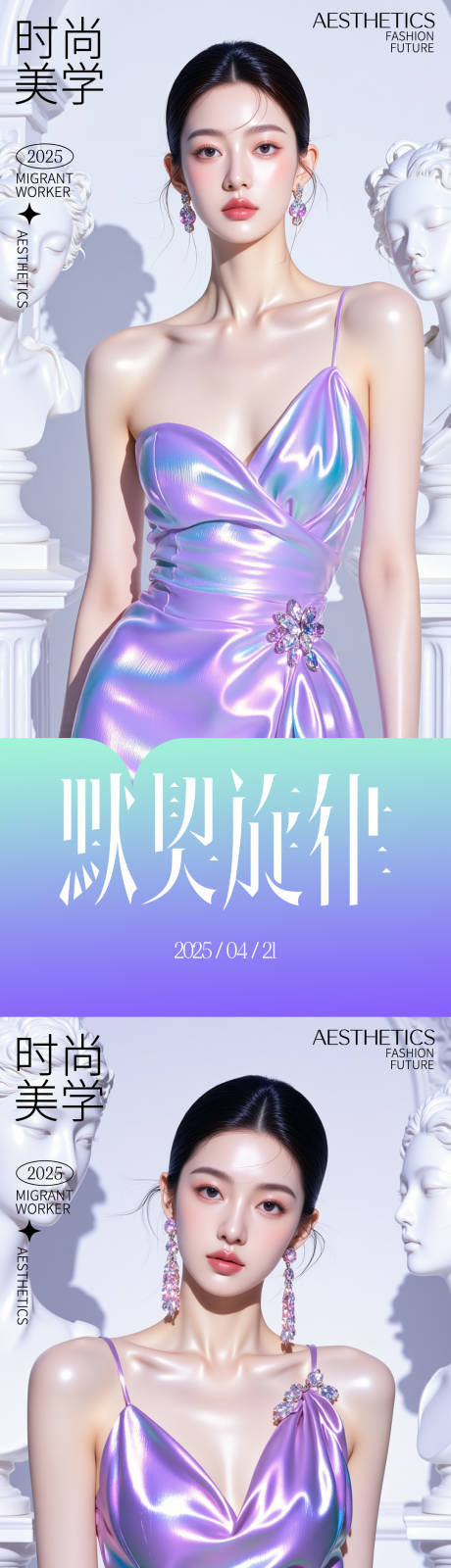 源文件下載【享設(shè)計】搜索編號：58340030314609347【醫(yī)美活動人物系列海報】