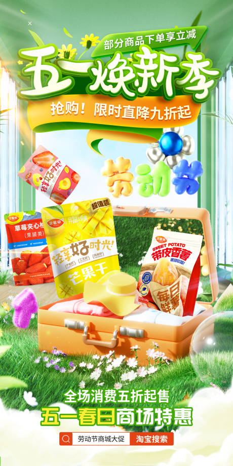 源文件下载【五一焕新季】编号：90130030453528203