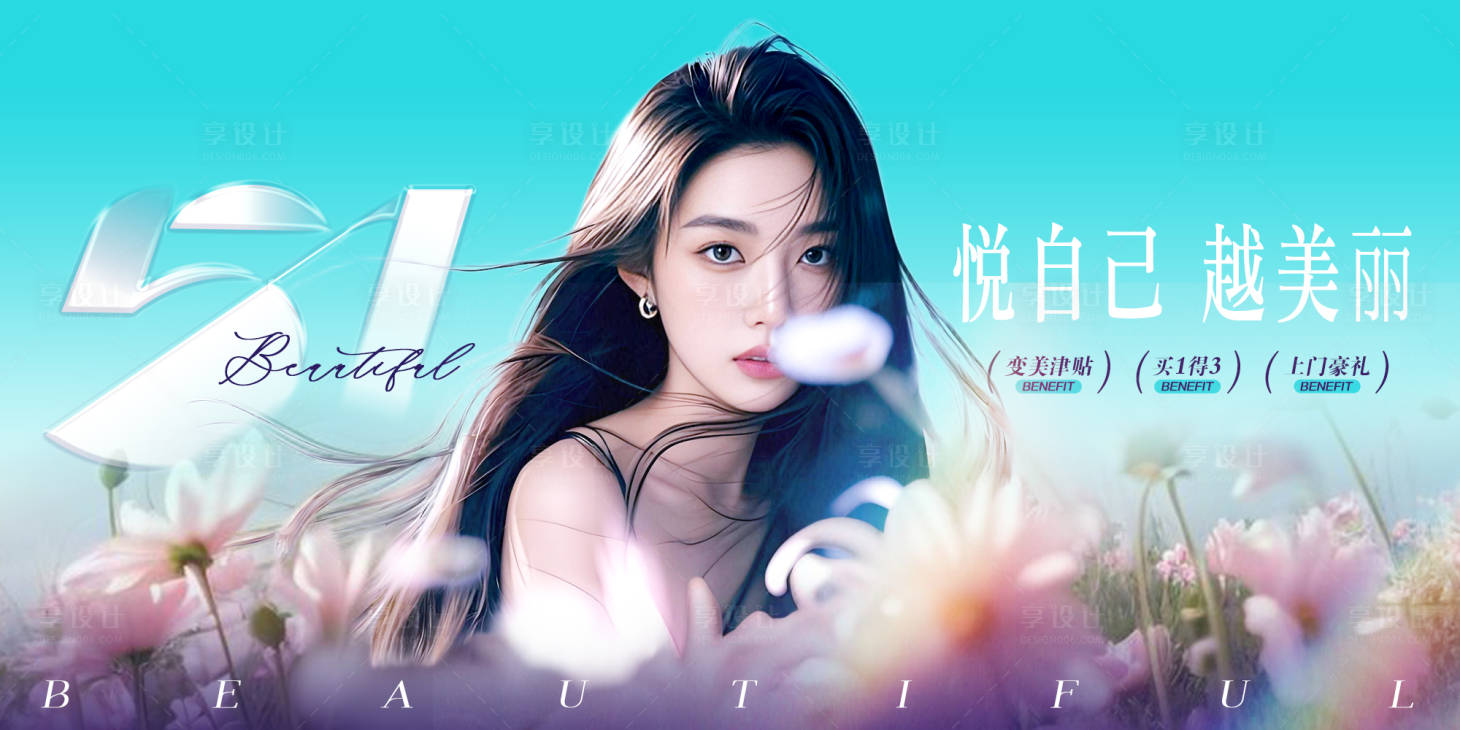 源文件下載【享設計】搜索編號：48710030435138787【51醫美電商banner】