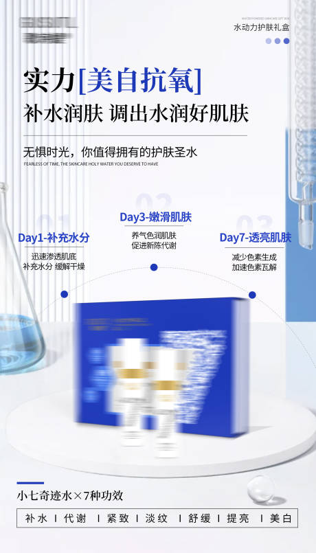 医美护肤套盒海报