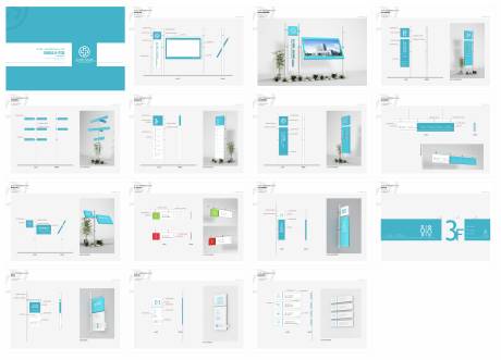 医院导视VI指引科室标识牌
