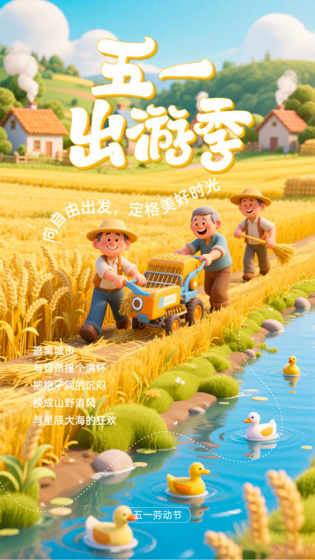 源文件下载【五一劳动节海报】编号：47720030362906039
