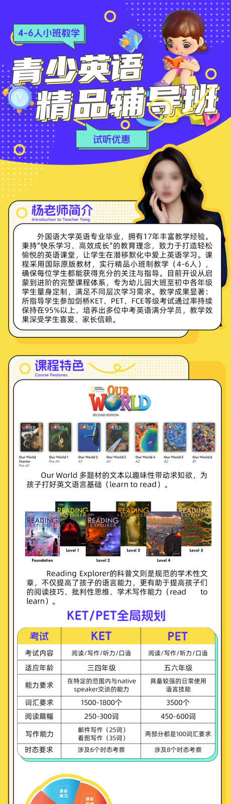 源文件下載【享設計】搜索編號：30510030082744222【少兒英語培訓招生長圖】