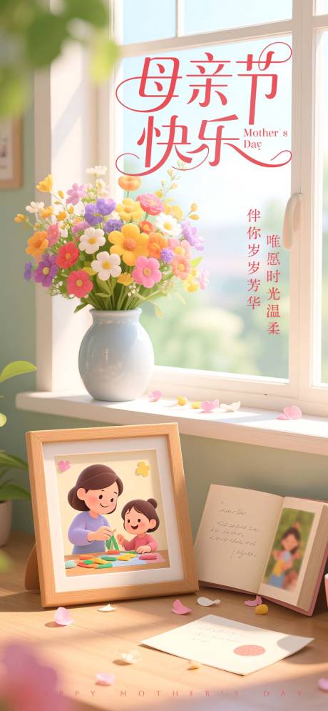 源文件下载【享设计】搜索编号：77020030496808329【母亲节海报】