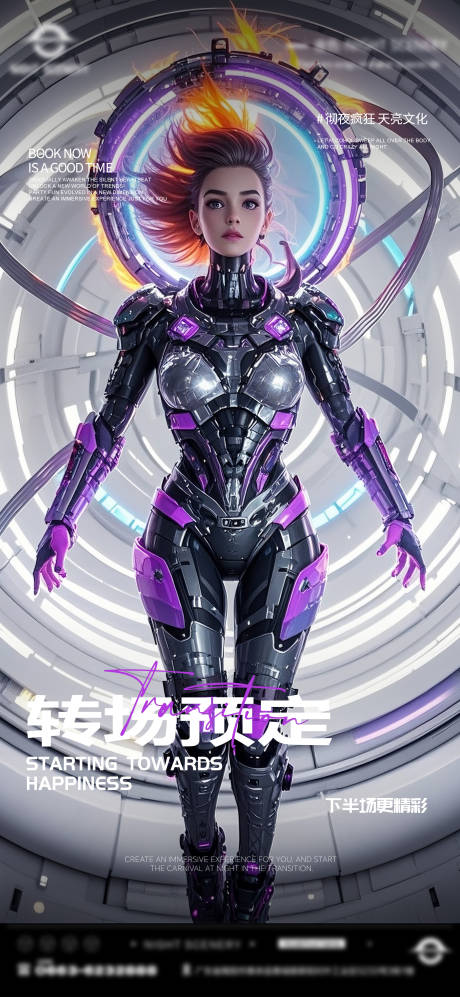 源文件下载【享设计】搜索编号：75310029933133105【酒吧早场晚场预定预约转场海报】