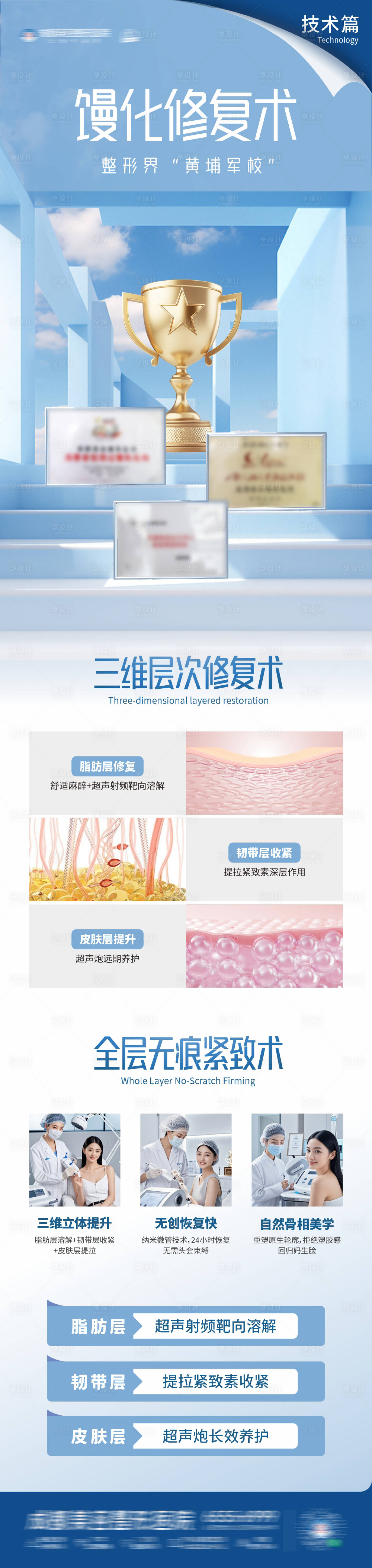源文件下載【享設(shè)計(jì)】搜索編號(hào)：93830030484495021【醫(yī)美饅化修復(fù)術(shù)獎(jiǎng)杯榮譽(yù)創(chuàng)意長(zhǎng)圖海報(bào)】