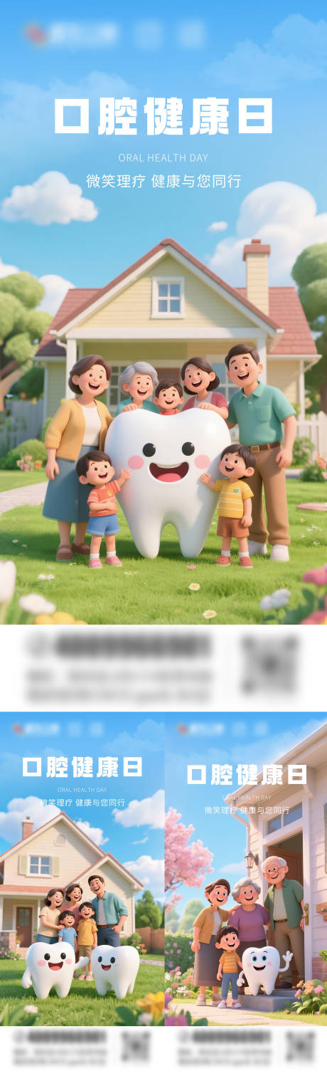 口腔健康日海报