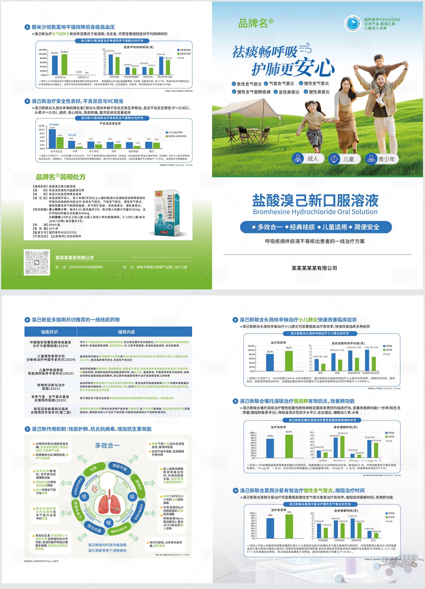 源文件下載【享設計】搜索編號：46800030294678634【鹽酸溴己新囗服溶液折頁】