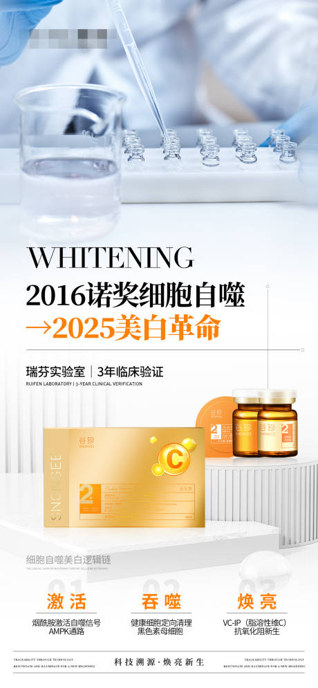 源文件下載【美白產(chǎn)品實(shí)驗(yàn)海報(bào)】編號：65290030069358556