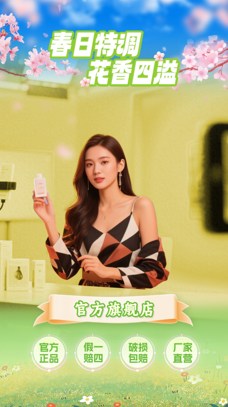 源文件下载【享设计】搜索编号：12490030390211580【直播间春日直播贴片】