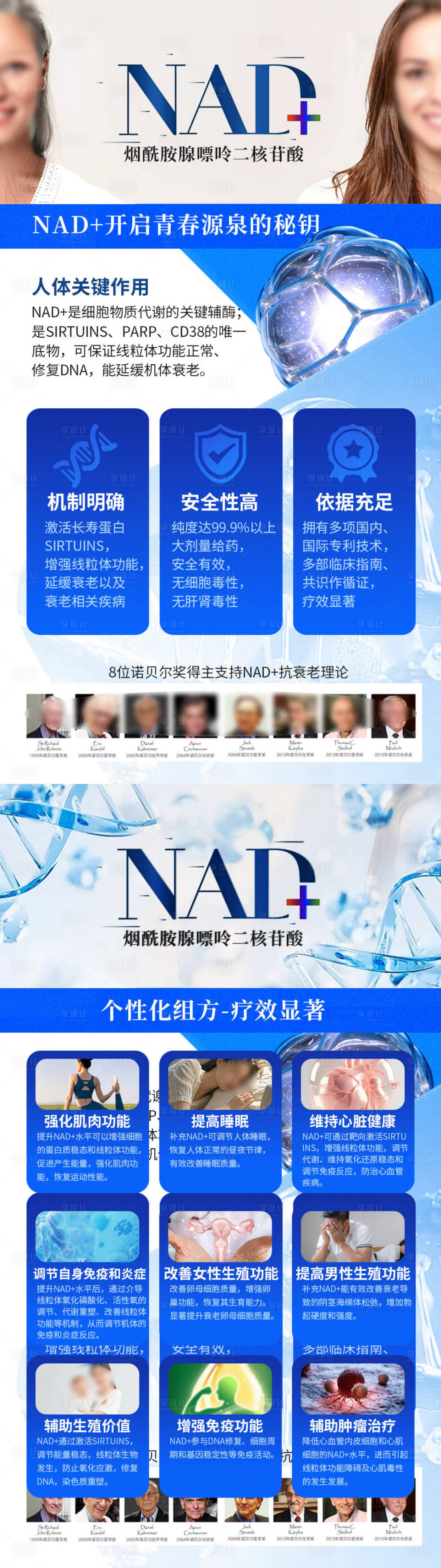 源文件下载【享设计】搜索编号：66090029924025607【NAD介绍医疗长图海报】