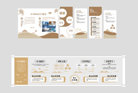 源文件下載【享設計】搜索編號：91300030398714742【中式文化墻背景板】