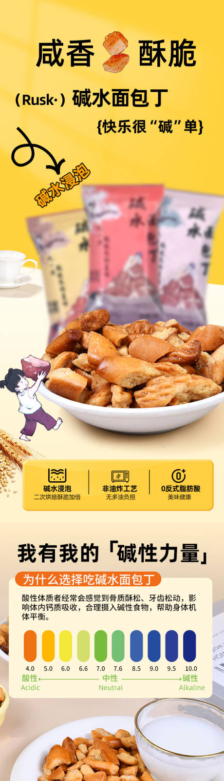 源文件下载【碱水面包丁详情页零食膨化食品】编号：93490030424865735