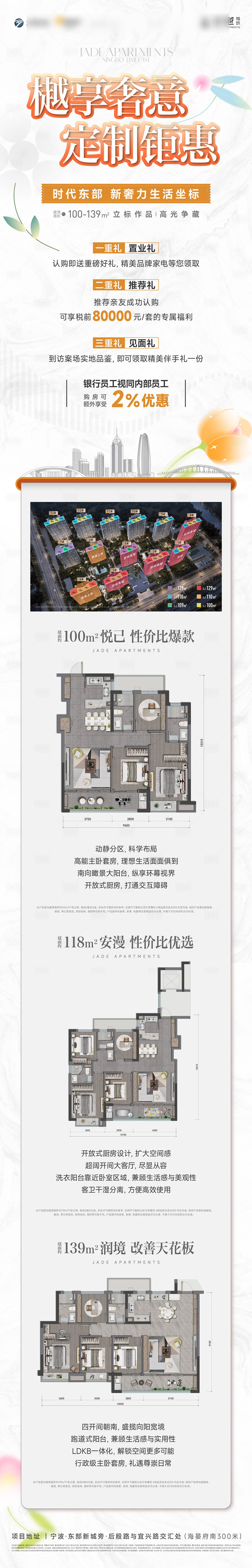 源文件下载【享设计】搜索编号：43420029965688229【地产三重礼户型长图】