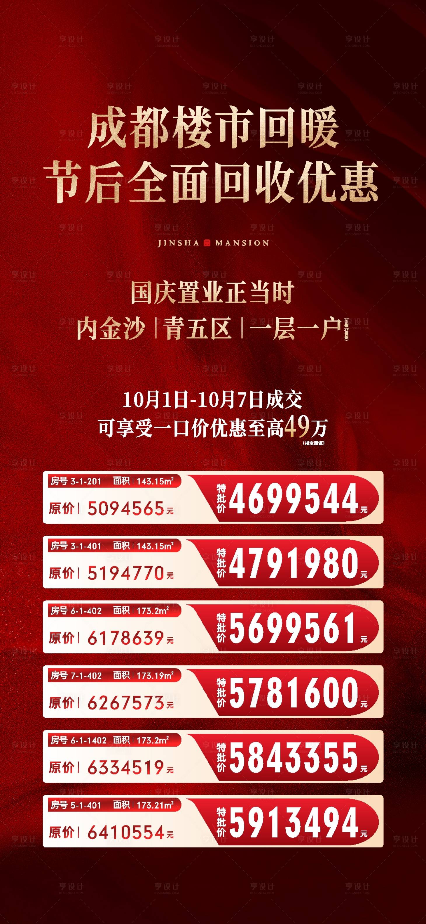 源文件下载【享设计】搜索编号：93230030308672007【渠道特价房海报】