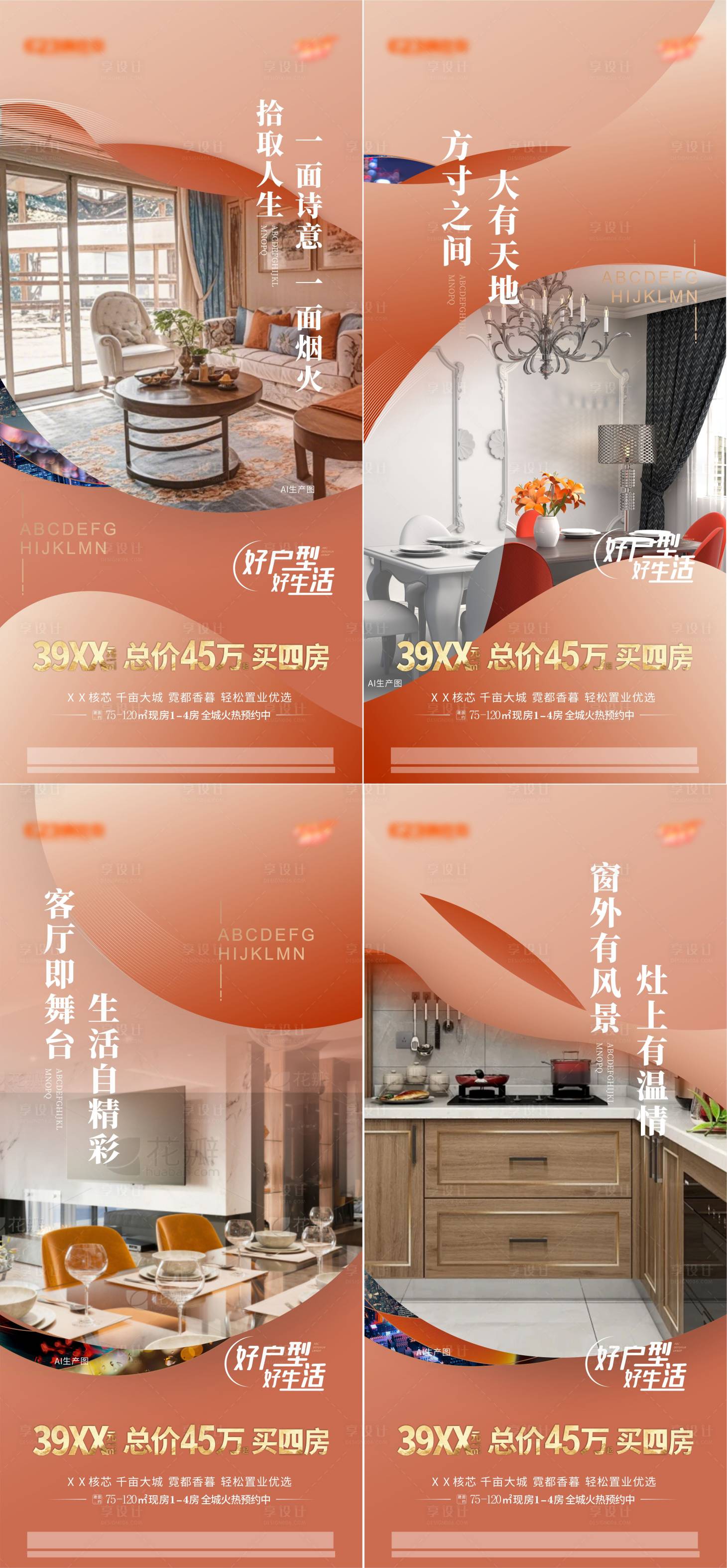 源文件下載【享設計】搜索編號：25570030267488944【戶型優勢價值稿】