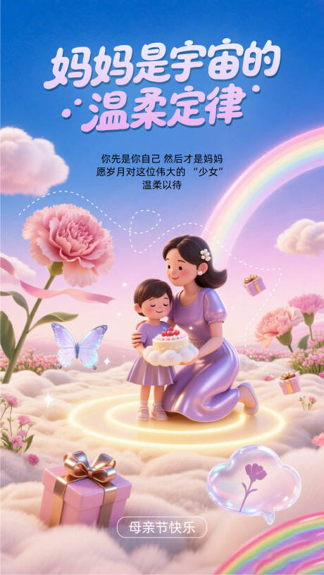 源文件下载【享设计】搜索编号：29390030362932659【温馨母亲节海报】