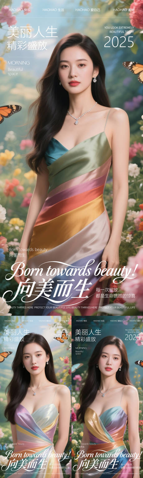 源文件下載【醫美美妝人物海報】編號：60320030285498491