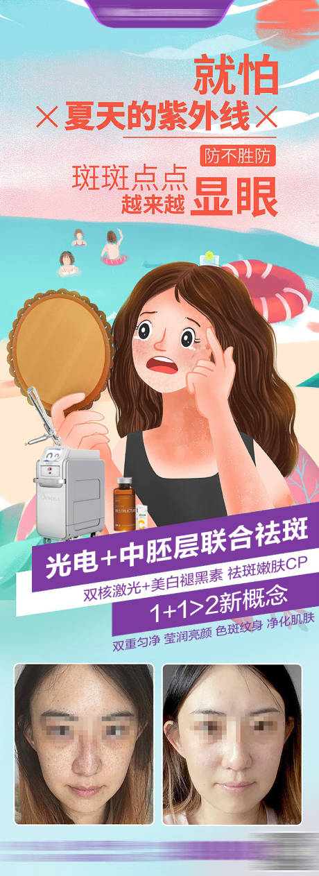 源文件下载【高温天气皮肤护理长图海报】编号：60390030119003839