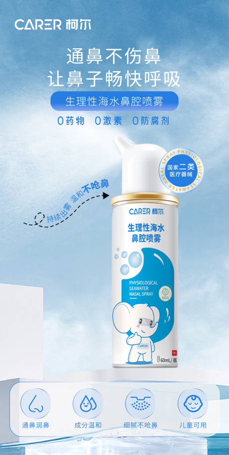 源文件下載【享設計】搜索編號：58240030370937269【鼻腔噴霧海報設計】