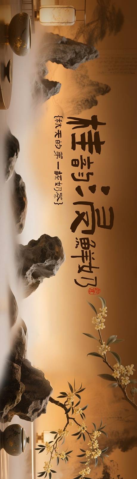 源文件下载【中式奶茶餐饮品棕咖抖音大众美团五连图】编号：87080030919123257