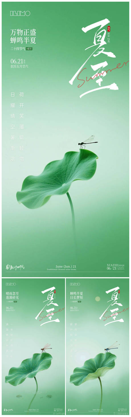 源文件下载【夏至节气海报】编号：85380030924402108