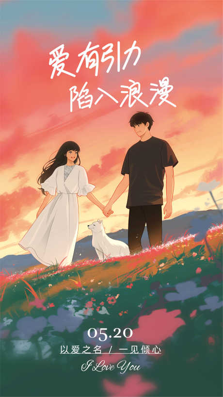 源文件下载【享设计】搜索编号：97440030711478887【520情人节】