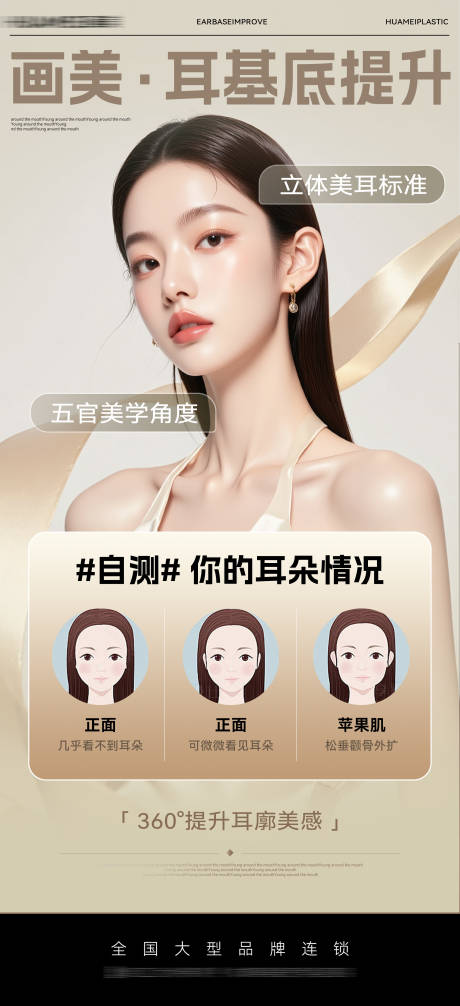 源文件下载【医美耳基底提升海报】编号：62580030855859220