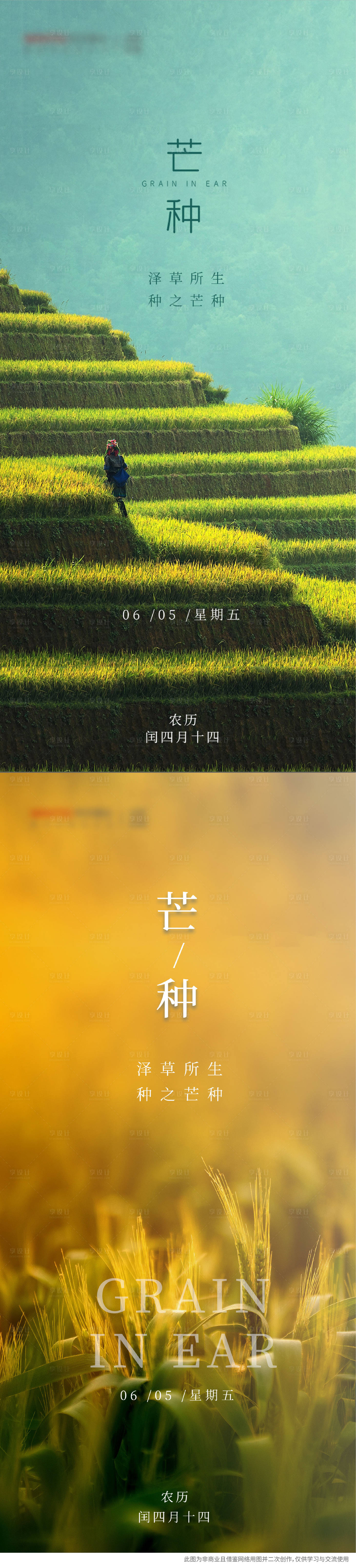 源文件下载【享设计】搜索编号：29880031071799806【芒种海报】