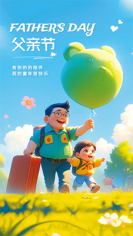 源文件下載【享設計】搜索編號：99530030804132531【父親節海報】